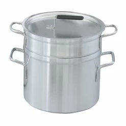 Discount ❤️ Wear-Ever Vollrath 67717 Double Boiler With 17.5 Quart Inset And 20 Quart Pot 🌟