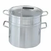 Hot Sale 😉 Vollrath 67708 Wear-Ever 10 Qt. Double Boiler With 8.5 Quart Inset ✔️