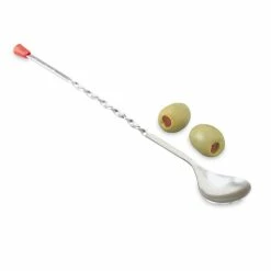 Buy 🌟 Spoons Vollrath® 46784 Stainless Steel 11" Bar Spoon With Red Tip 💯