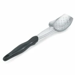 Brand new 🛒 Spoons Vollrath® 64138 Black 3-Sided Perforated 13.3" Basting Spoon ⌛
