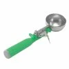 Cheap 😀 Dishers Vollrath 47142 S/S 2.66 Oz. / #12 Thumb Action Disher W/ Green Handle ✨