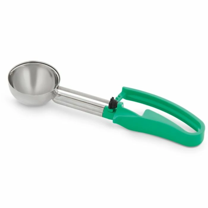 Outlet 😀 Dishers Vollrath 47373 2.8 Oz / #12 Squeeze Disher W/ Green Extended Handle 💯 1 Outlet 😀 Dishers Vollrath 47373 2.8 Oz / #12 Squeeze Disher W/ Green Extended Handle 💯